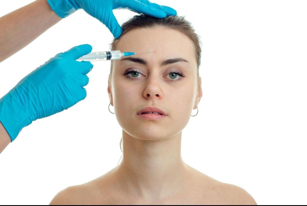 Editorial image representing botulinum toxin treatment