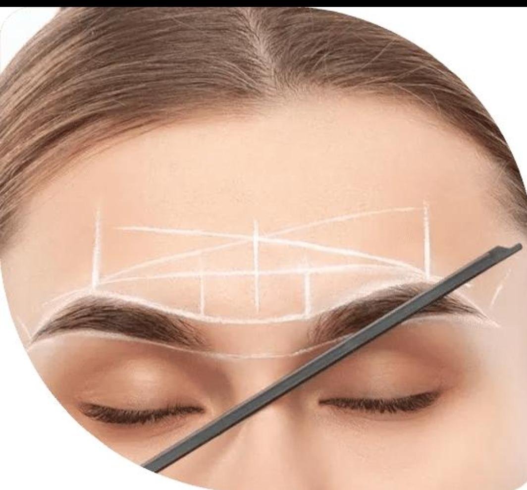 Editorial image representing eyebrow transplantation