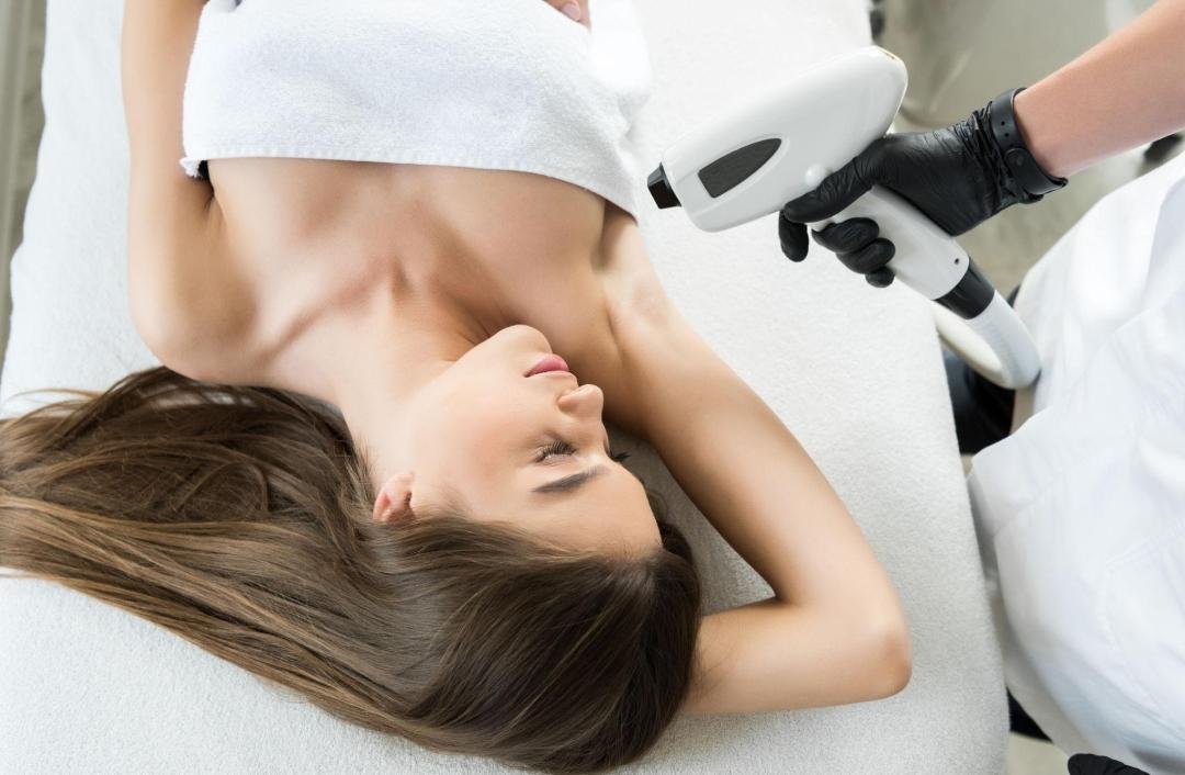 Laser Hair Removal example from the practice media library