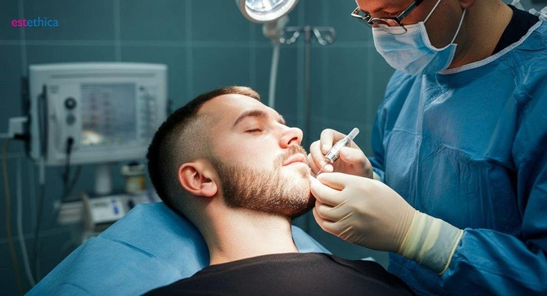 Beard Transplantation clinical or result imagery